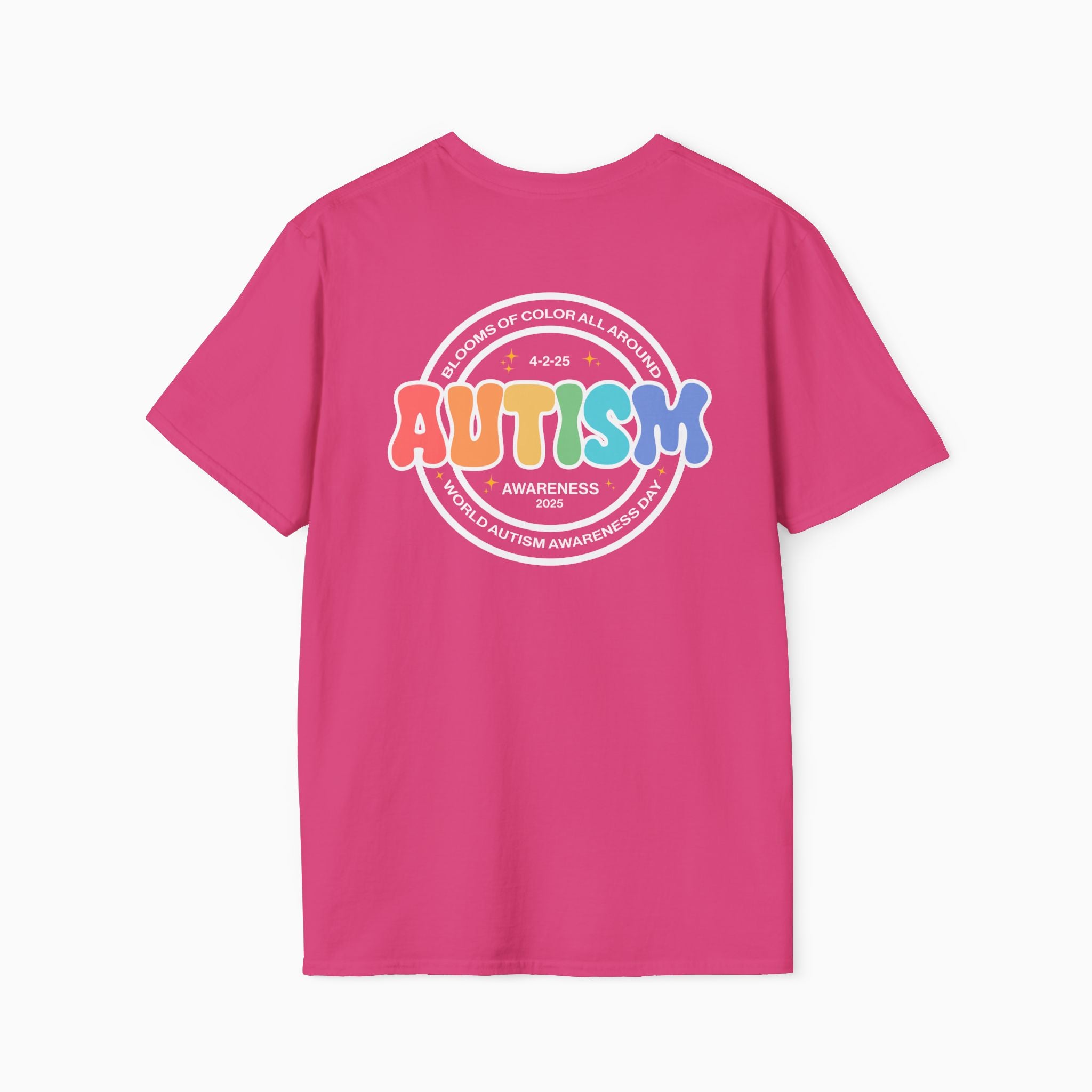 Autism Awareness 2025 - Blooms of Color All Around T-Shirt