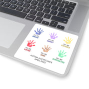 Autism Acceptance 2025 - Affirmation Hands Sticker
