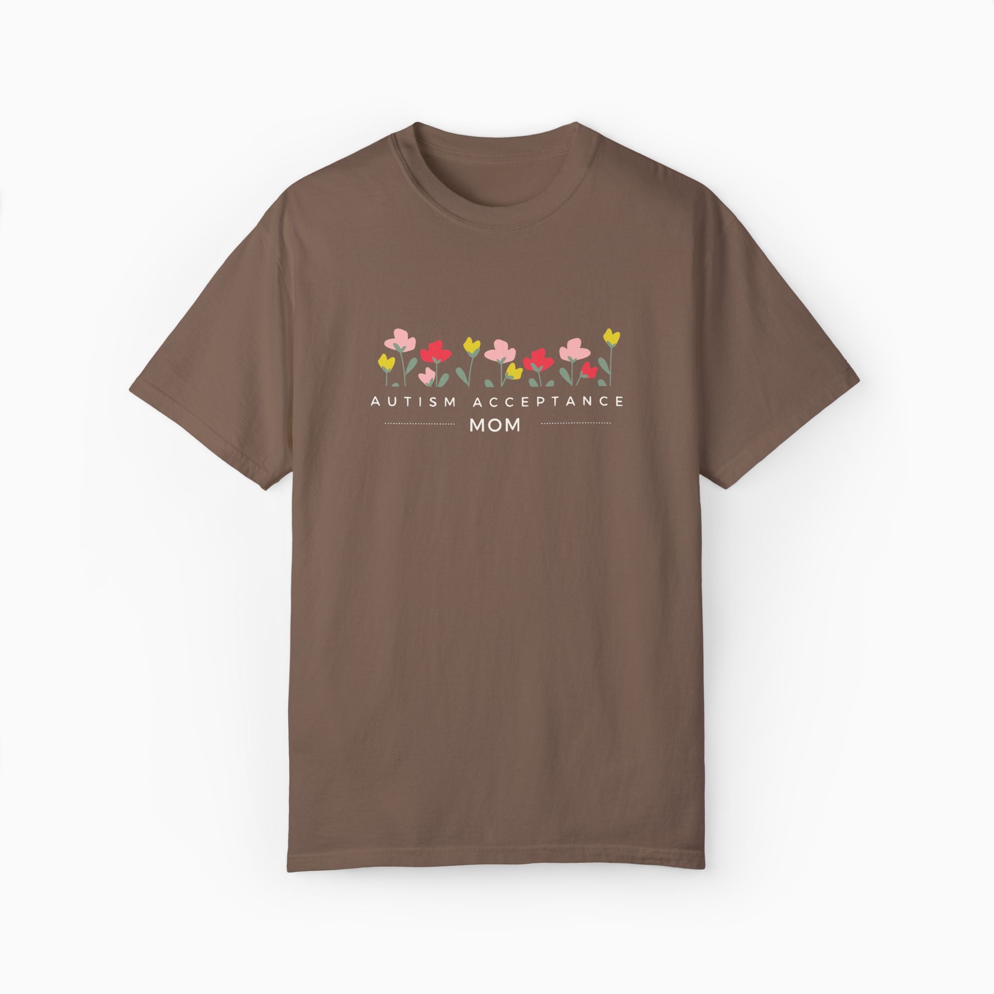 Autism Acceptance Mom Comfort Colors Tee