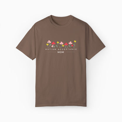 Autism Acceptance Mom Comfort Colors Tee