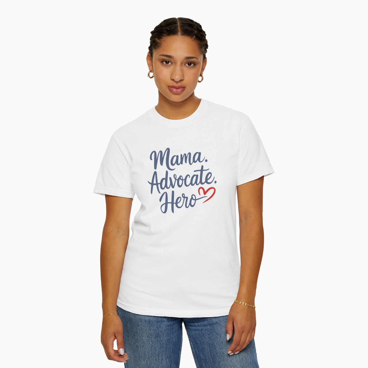 Mama Advocate Hero Comfort Colors Tee