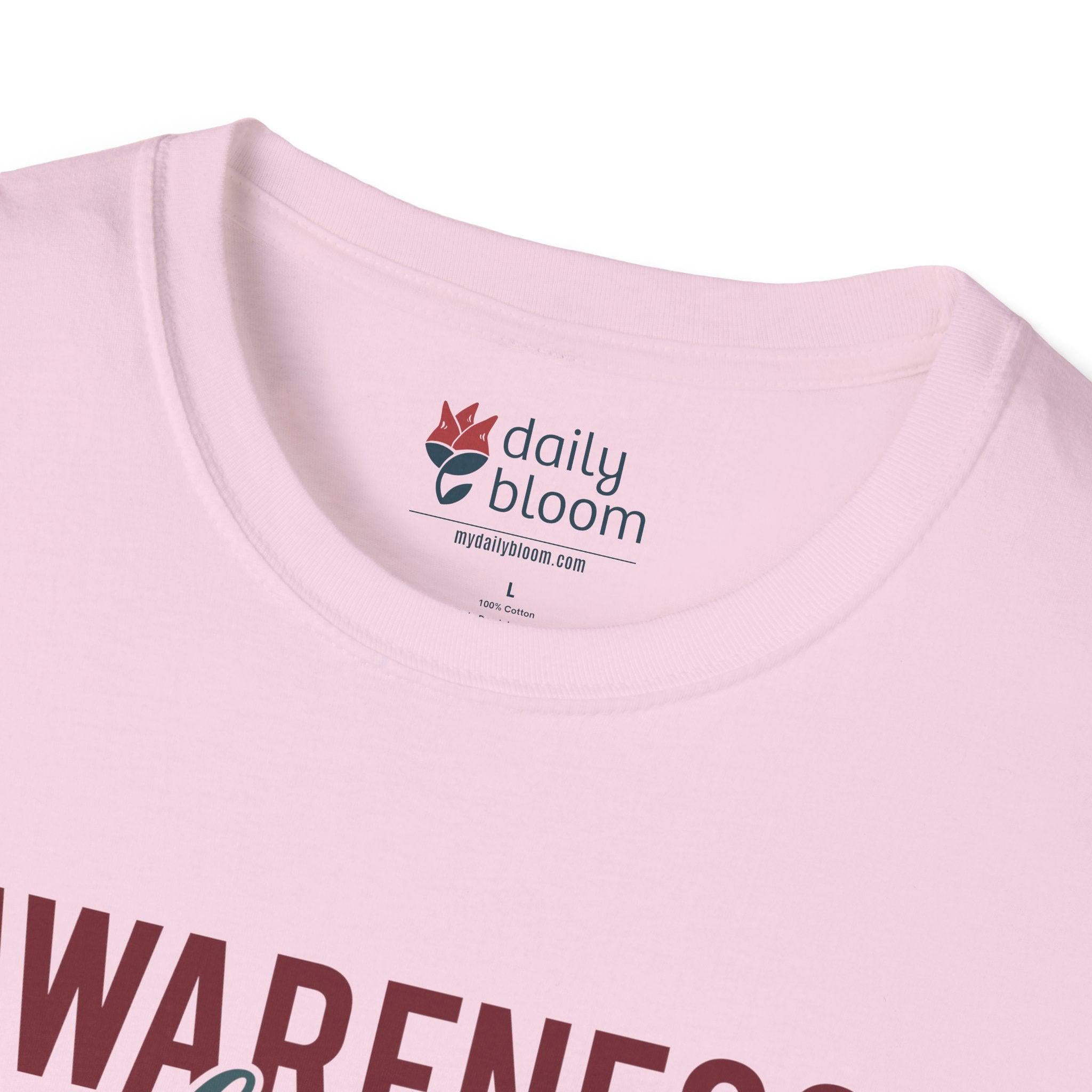 Awareness Informs Acceptance Transforms Tee-Neurodiversity, ADHD & Autism Awareness & Acceptance T-Shirt by Daily Bloom