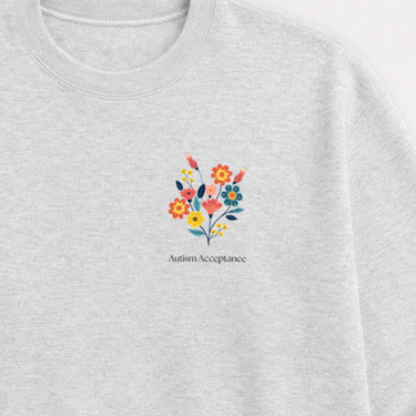 Advocate Support Empower Sweatshirt Ash sweatshirt, design close-up