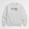Different Petals Same Garden Flower Sketches Sweatshirt Ash sweatshirt, front