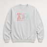 One Lucky ABA Therapist Sweatshirt Ash sweatshirt, front