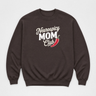Neurospicy Mom Club Sweatshirt Tag Free Dark Chocolate sweatshirt, front