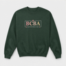 BCBA Outline Sweatshirt Forest Green sweatshirt, front