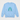 Advocate Support Empower Autism Acceptance Rainbow Sweatshirt Light Blue sweatshirt, front