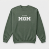 Autism Mom College Sweatshirt Military Green sweatshirt, front