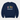 BCBA - Board Certified Behavior Analyst College Style Sweatshirt Navy sweatshirt, front