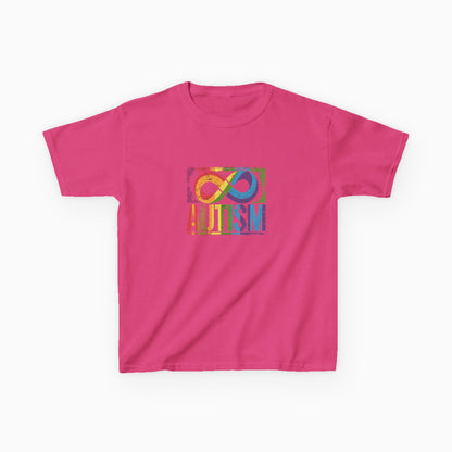 Autism Grunge Infinity Rainbow Kids T-Shirt