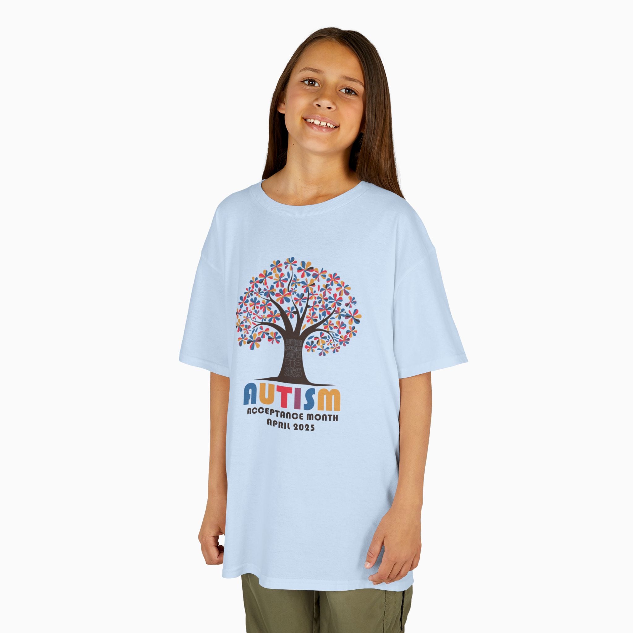 Autism Awareness 2025 - Tree of Acceptance Youth T-Shirt