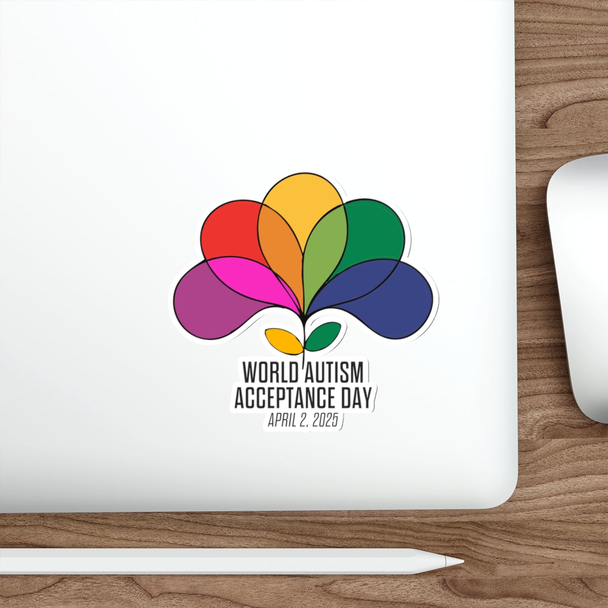 Autism Acceptance 2025 - Spectrum in Bloom Sticker