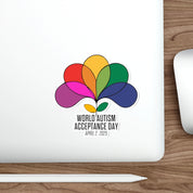 Autism Acceptance 2025 - Spectrum in Bloom Sticker