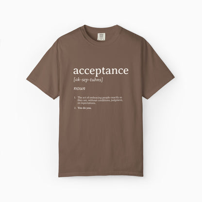 Acceptance Definition Comfort Colors Tee