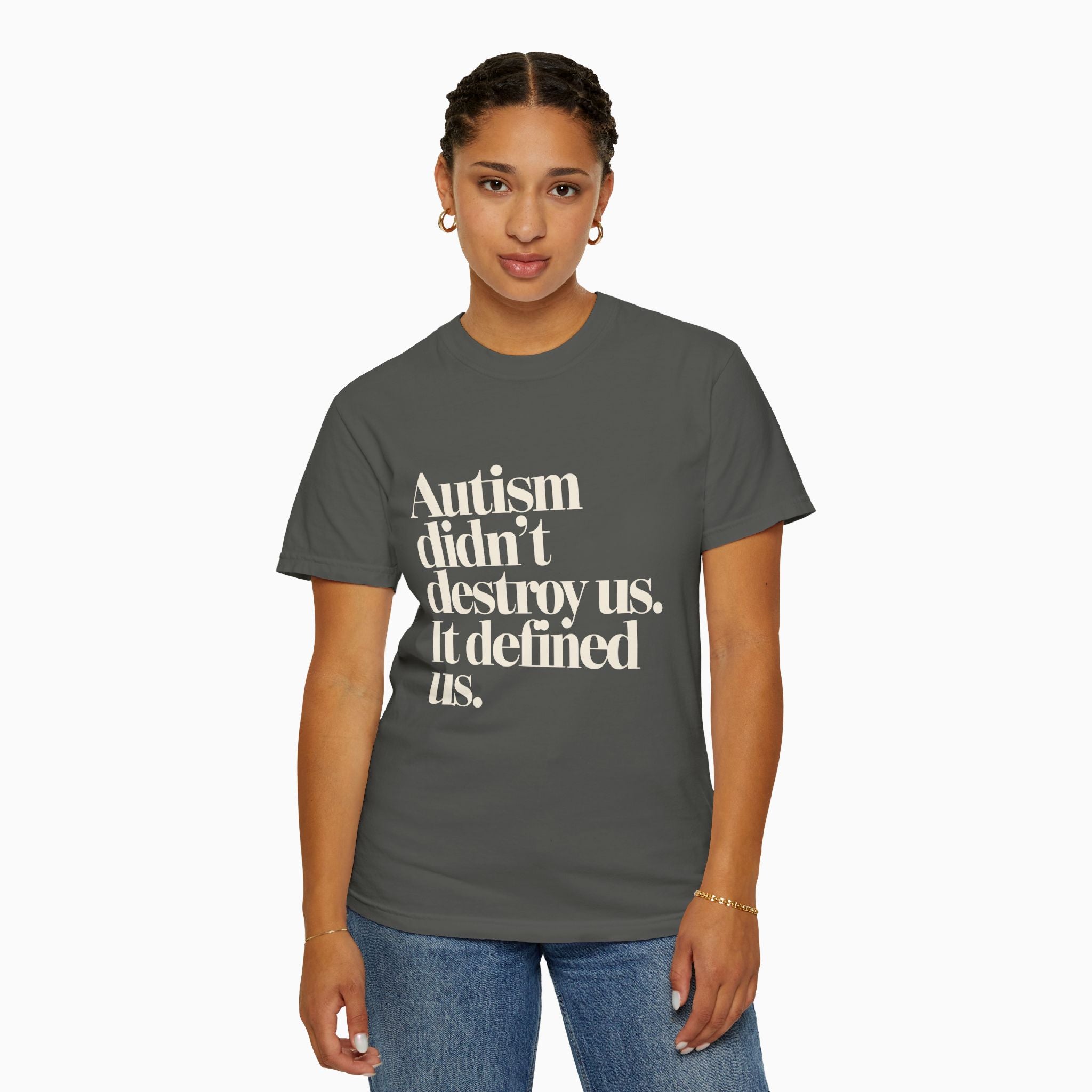 Autism Didn't Destroy Us Comfort Colors Tee