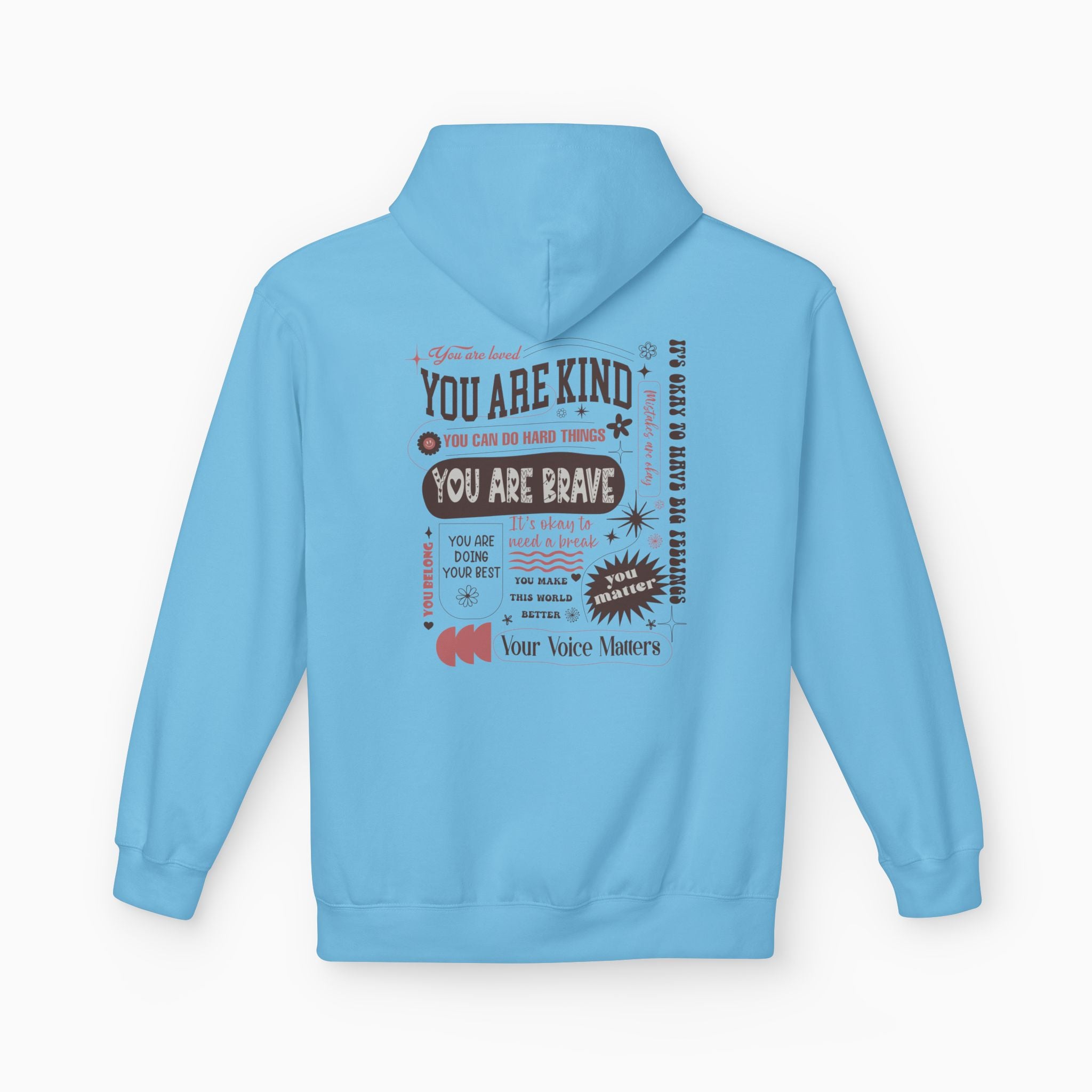 Together We Bloom Tag Free Hoodie