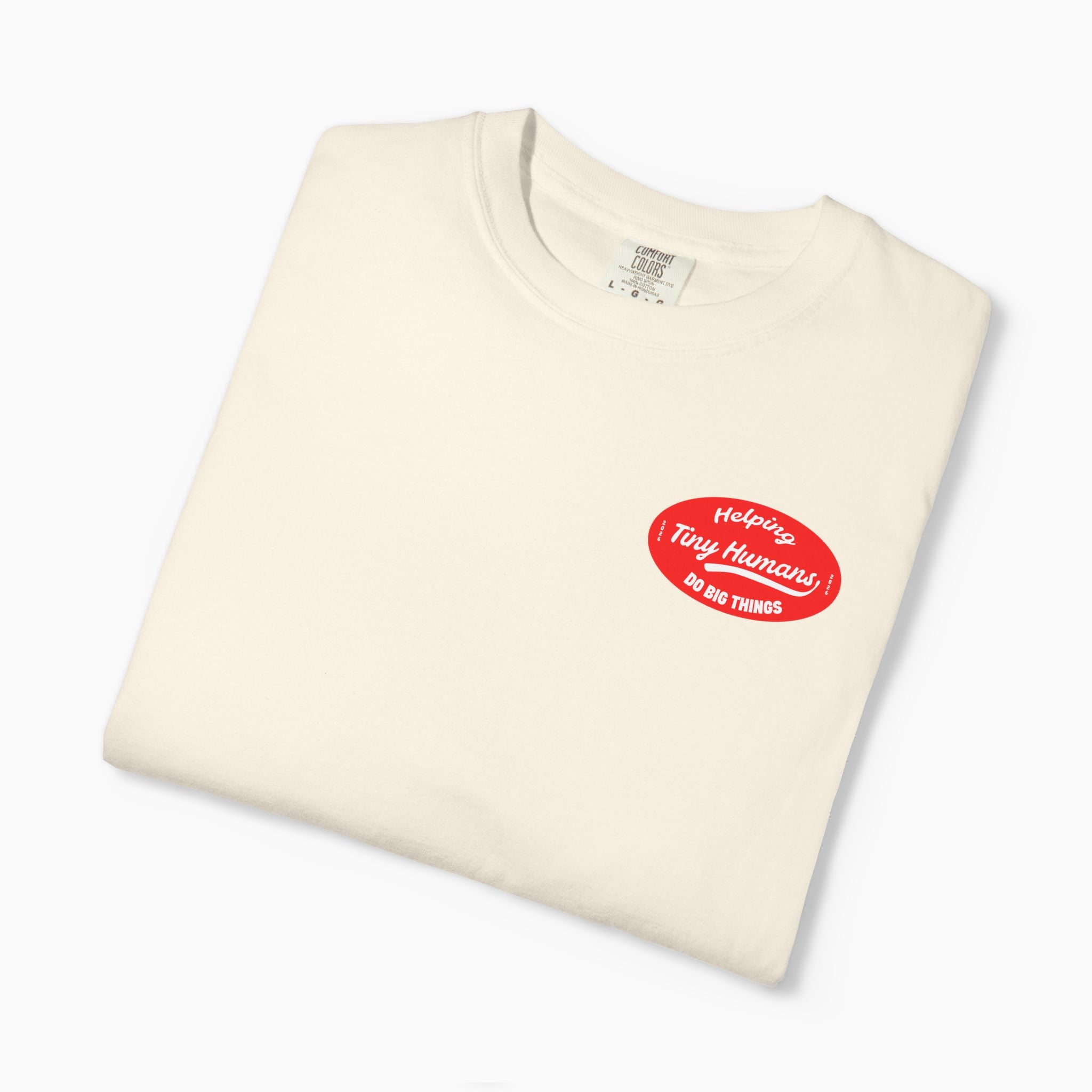 Autism T-Shirt - Helping Tiny Humans Do Big Things Retro Comfort Colors T-Shirt - Daily Bloom