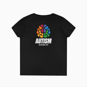 Autism Awareness 2025 - Brainbow Ladies V-Neck T-Shirt