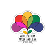 Autism Acceptance 2025 - Spectrum in Bloom Sticker