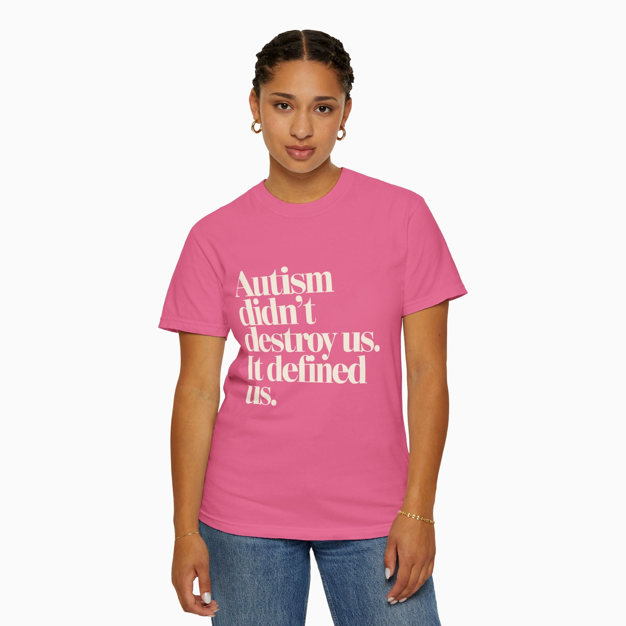 Autism Didn't Destroy Us Comfort Colors Tee