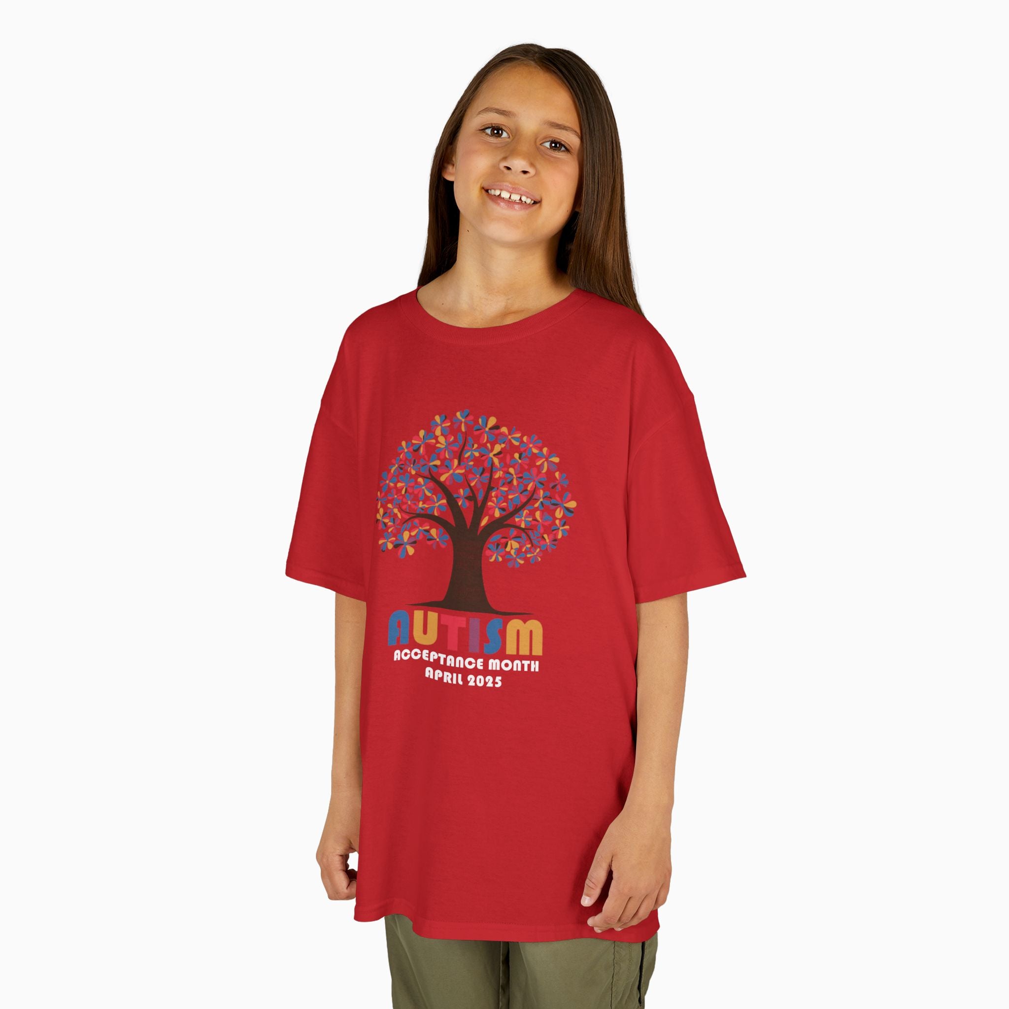 Autism Awareness 2025 - Tree of Acceptance Youth T-Shirt