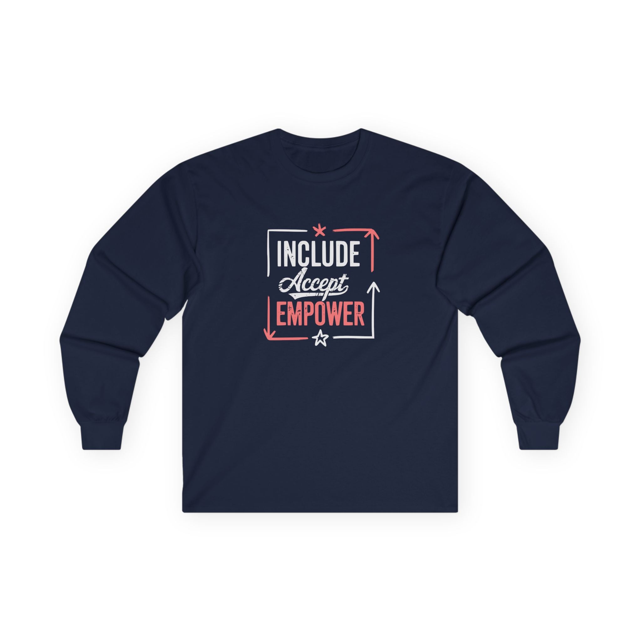 Autism Long - sleeve - Include Accept Empower Long Sleeve T-Shirt - Daily Bloom