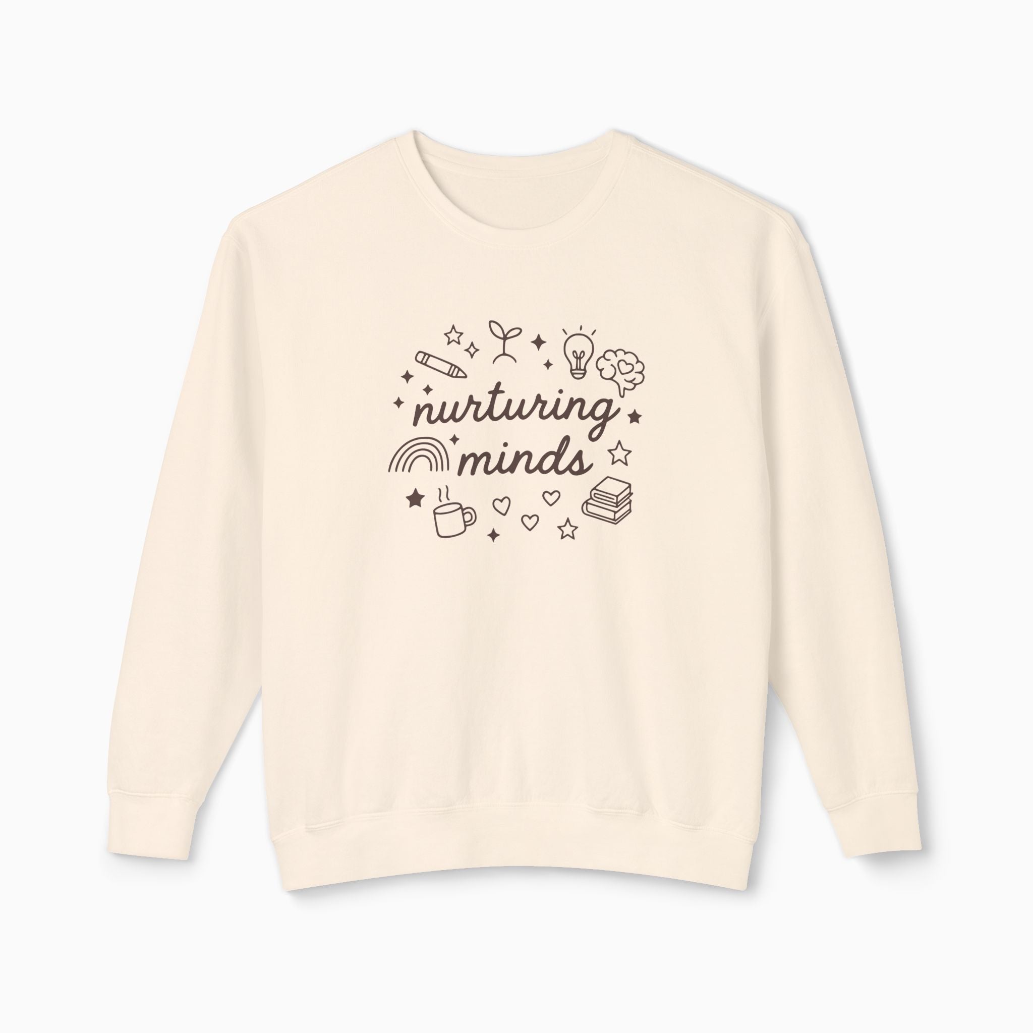 Nurturing Minds Comfort Colors Lightweight Sweatshirt