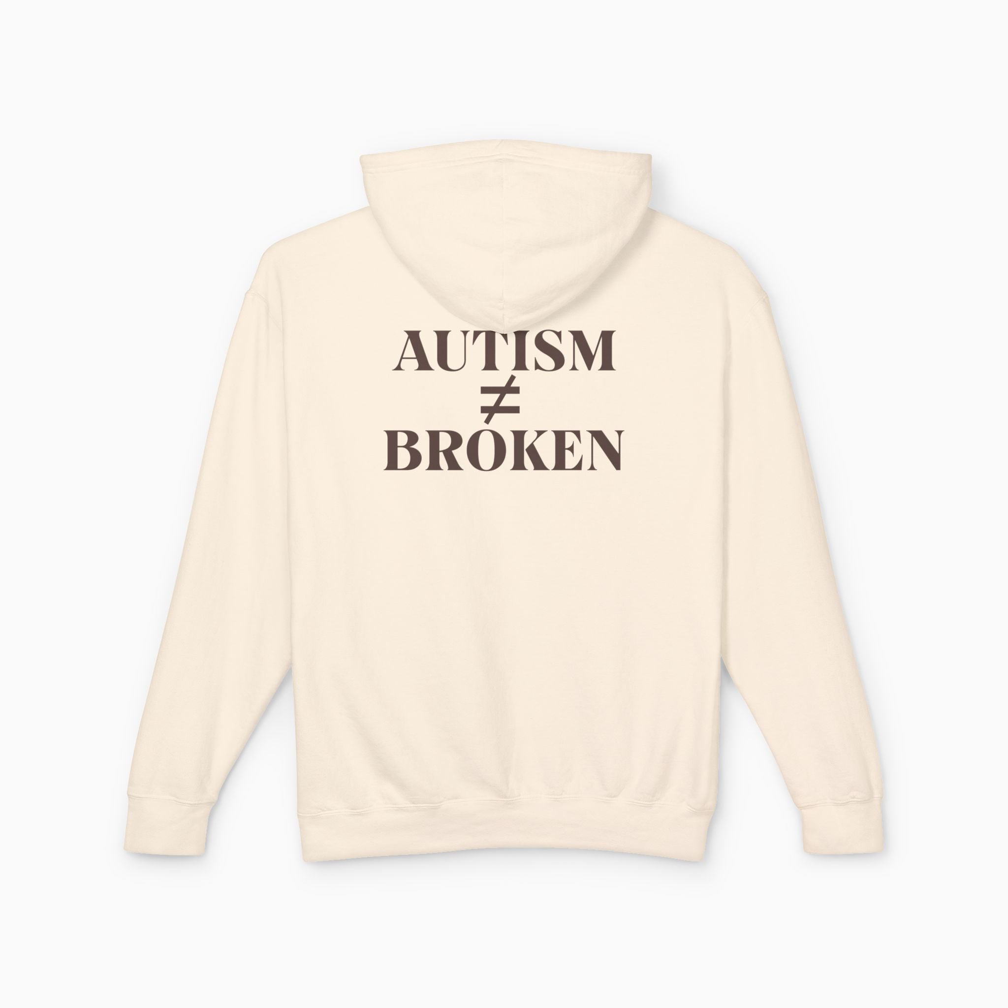 Autism ≠ Broken Comfort Colors Lightweight Hoodie