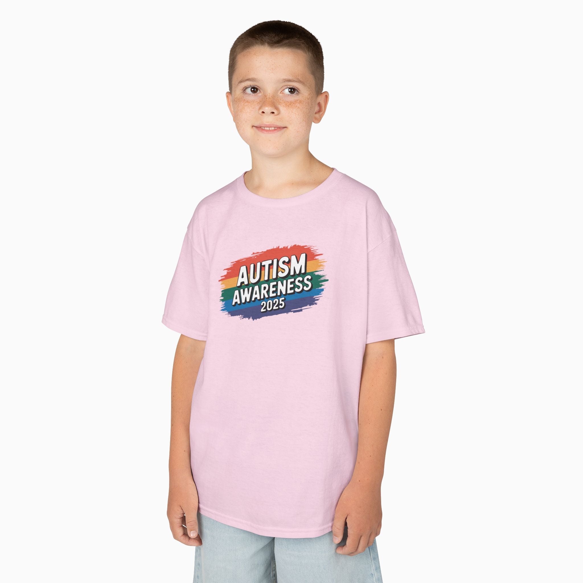 Autism Awareness 2025 - Brushstrokes of Awareness Youth T-Shirt