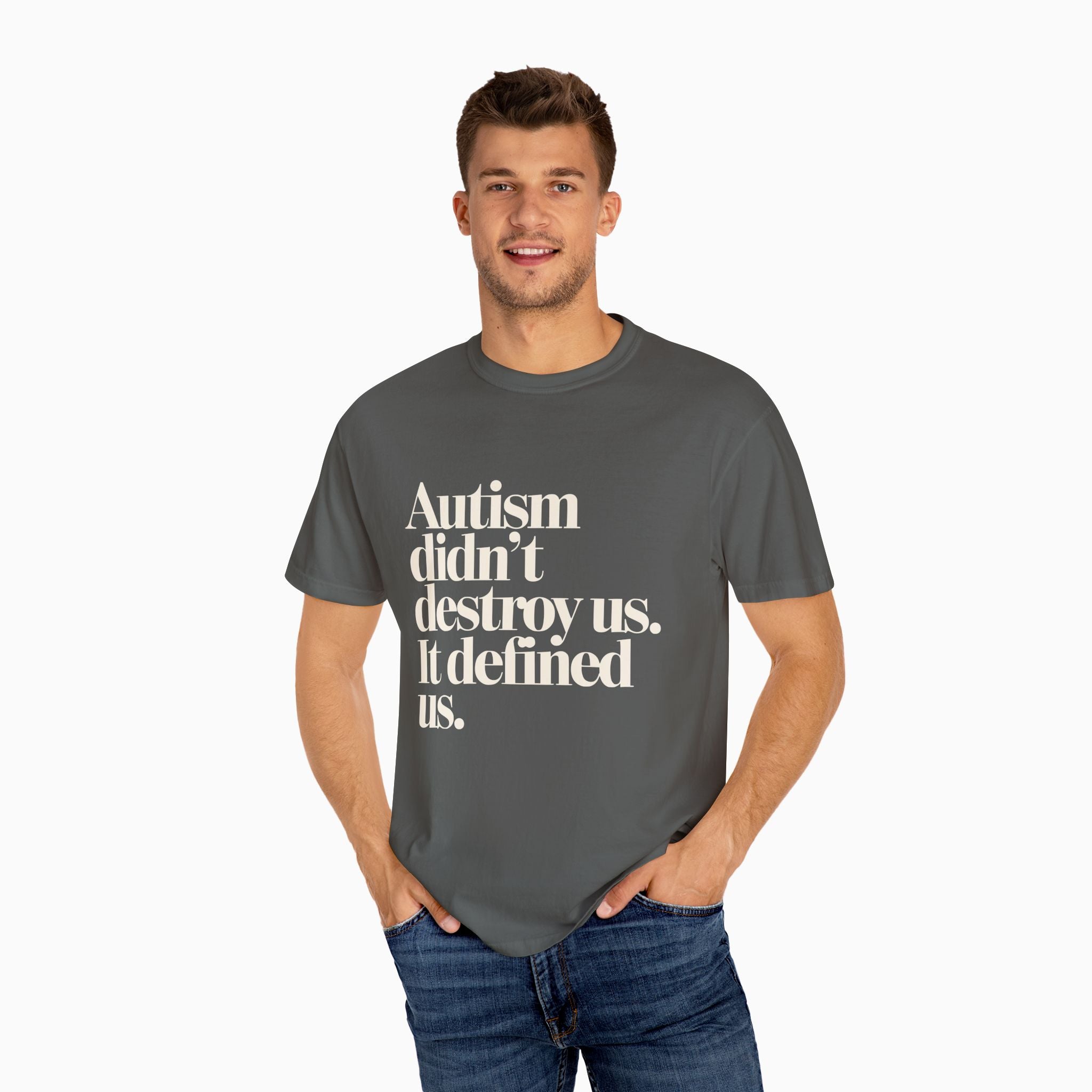 Autism Didn't Destroy Us Comfort Colors Tee