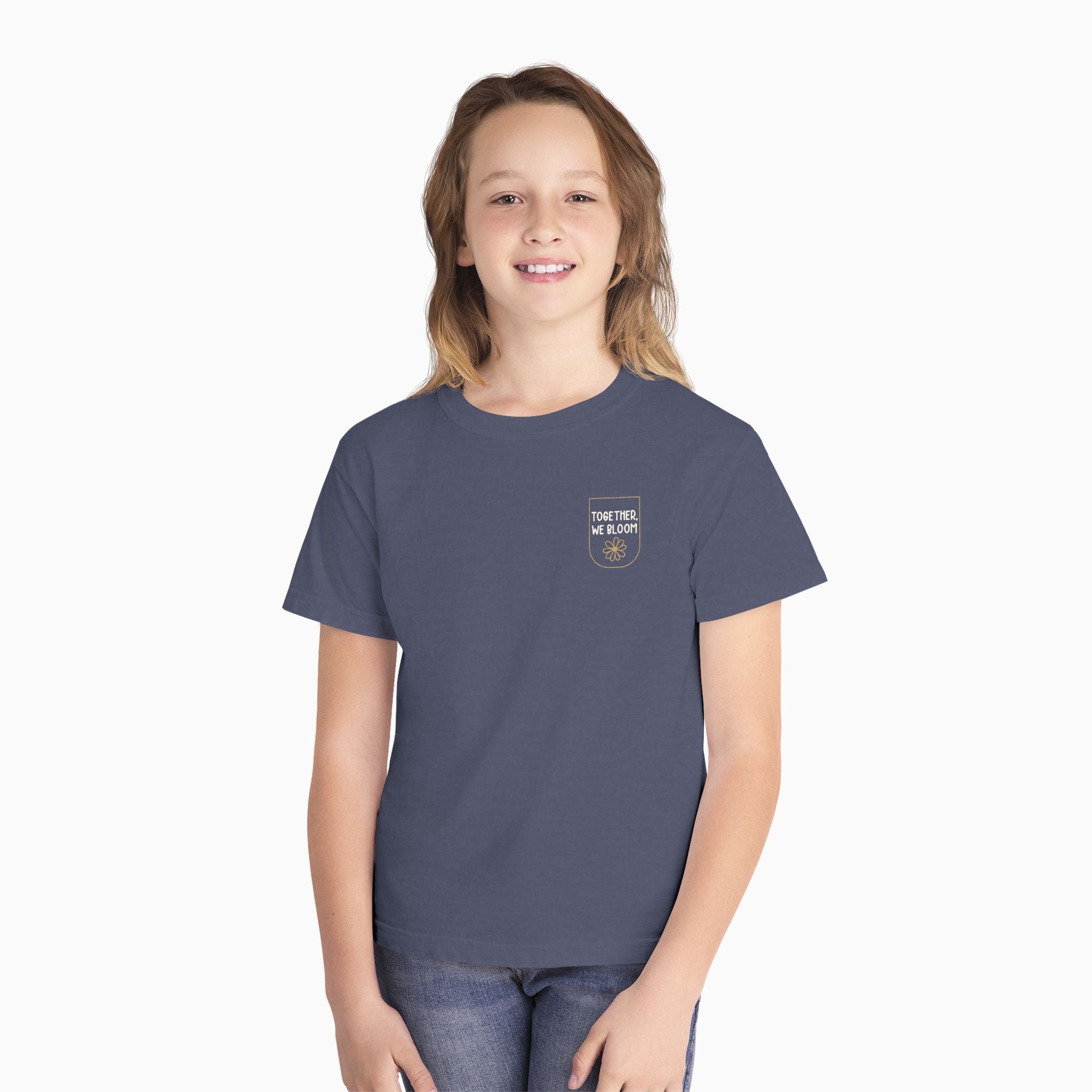 Together We Bloom Comfort Colors Youth Tee
