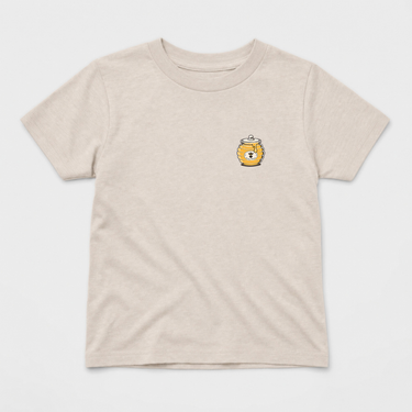 Wildly Sweet Toddler Tee Heather Dust kids clothes, front
