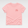 Good Enough Is Enough Toddler Tee Pink kids clothes, front
