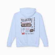 Together We Bloom Comfort Colors Lightweight Hoodie
