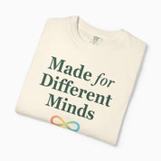 Autism T-Shirt - Made For Different Minds Comfort Colors T-Shirt - Daily Bloom