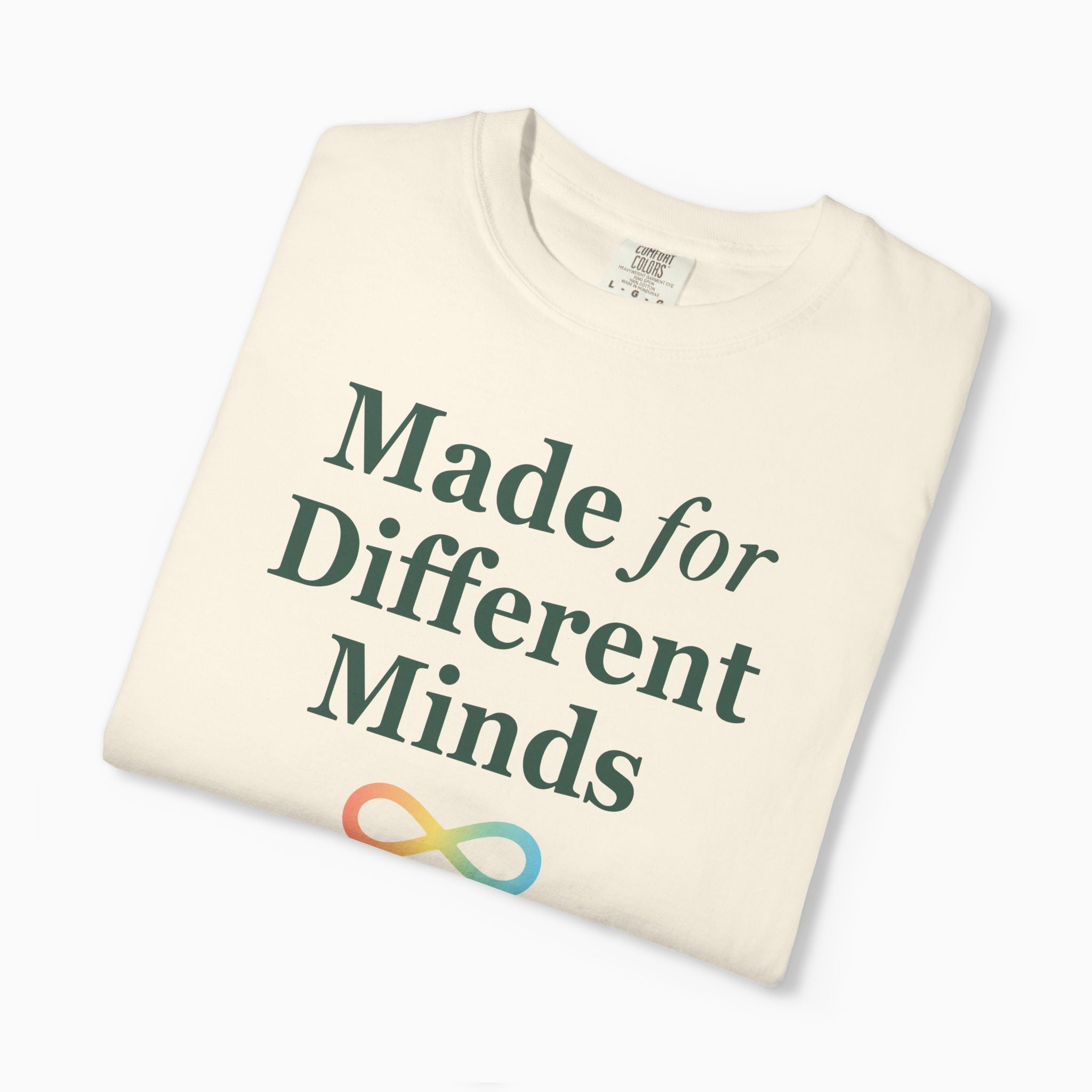 Autism T-Shirt - Made For Different Minds Comfort Colors T-Shirt - Daily Bloom