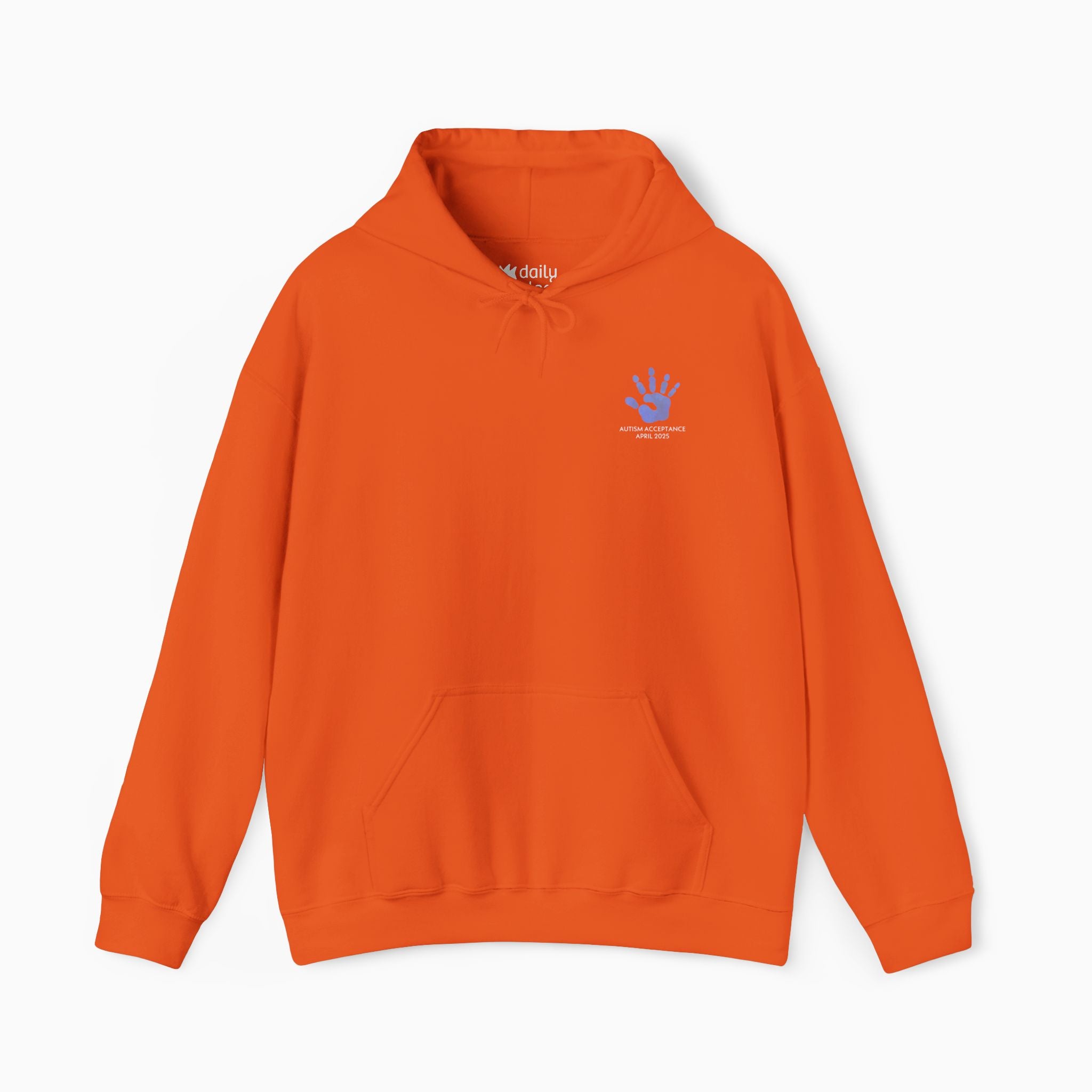 Autism Awareness 2025 - Affirmation Handprints Hoodie