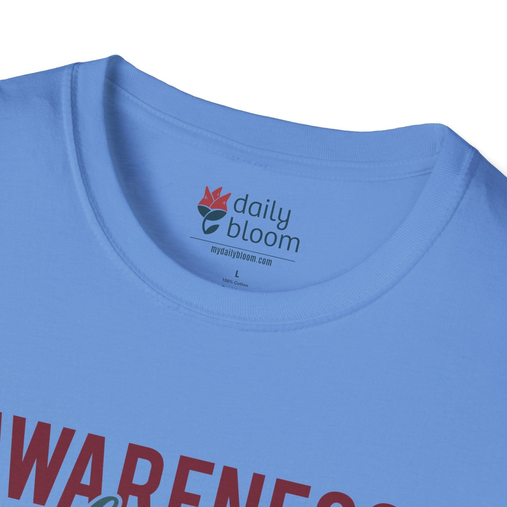Awareness Informs Acceptance Transforms Tee-Neurodiversity, ADHD & Autism Awareness & Acceptance T-Shirt by Daily Bloom