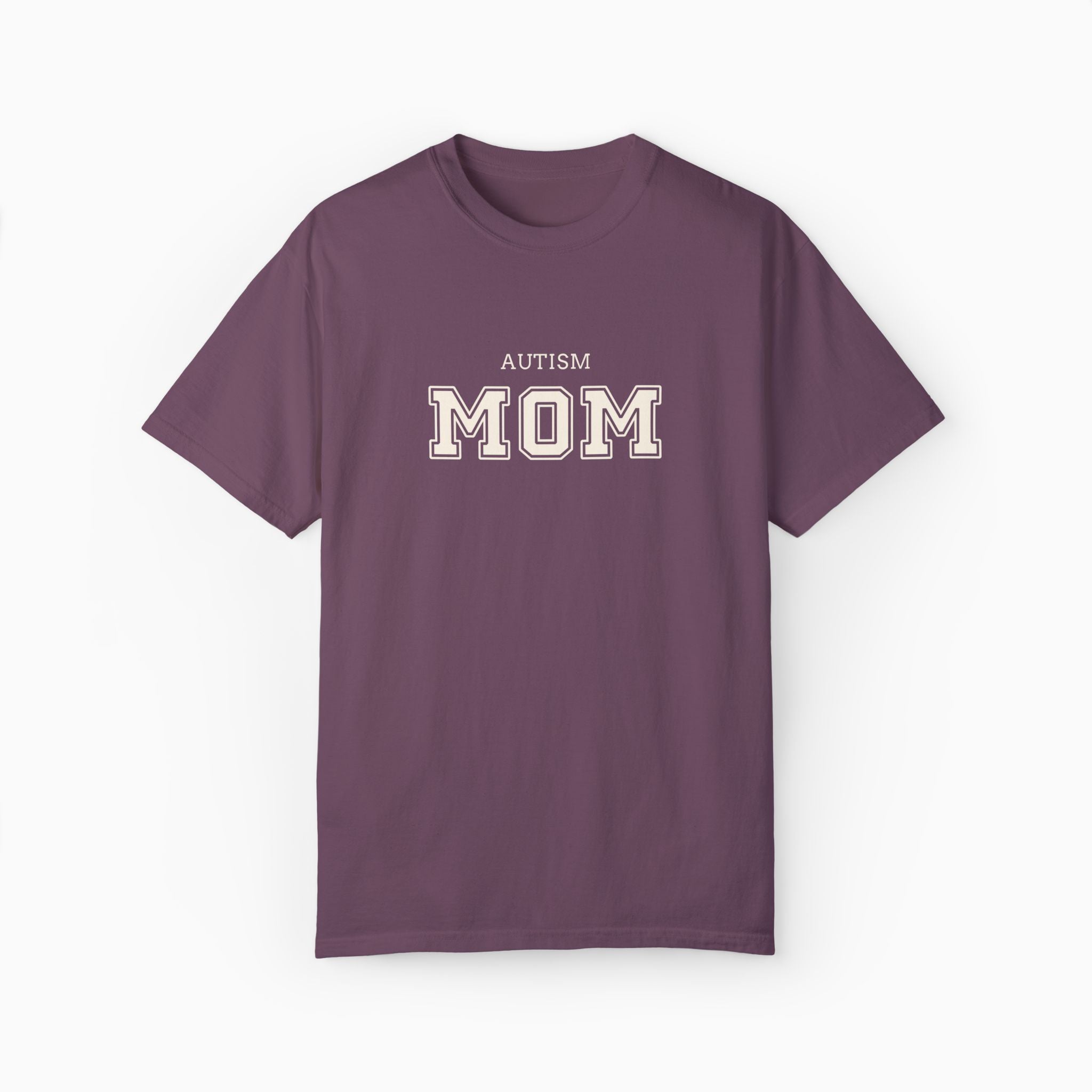 Autism Mom College Comfort Colors Tee