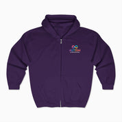 Autism Awareness 2025 - Infinity Acceptance Zip Up Hoodie