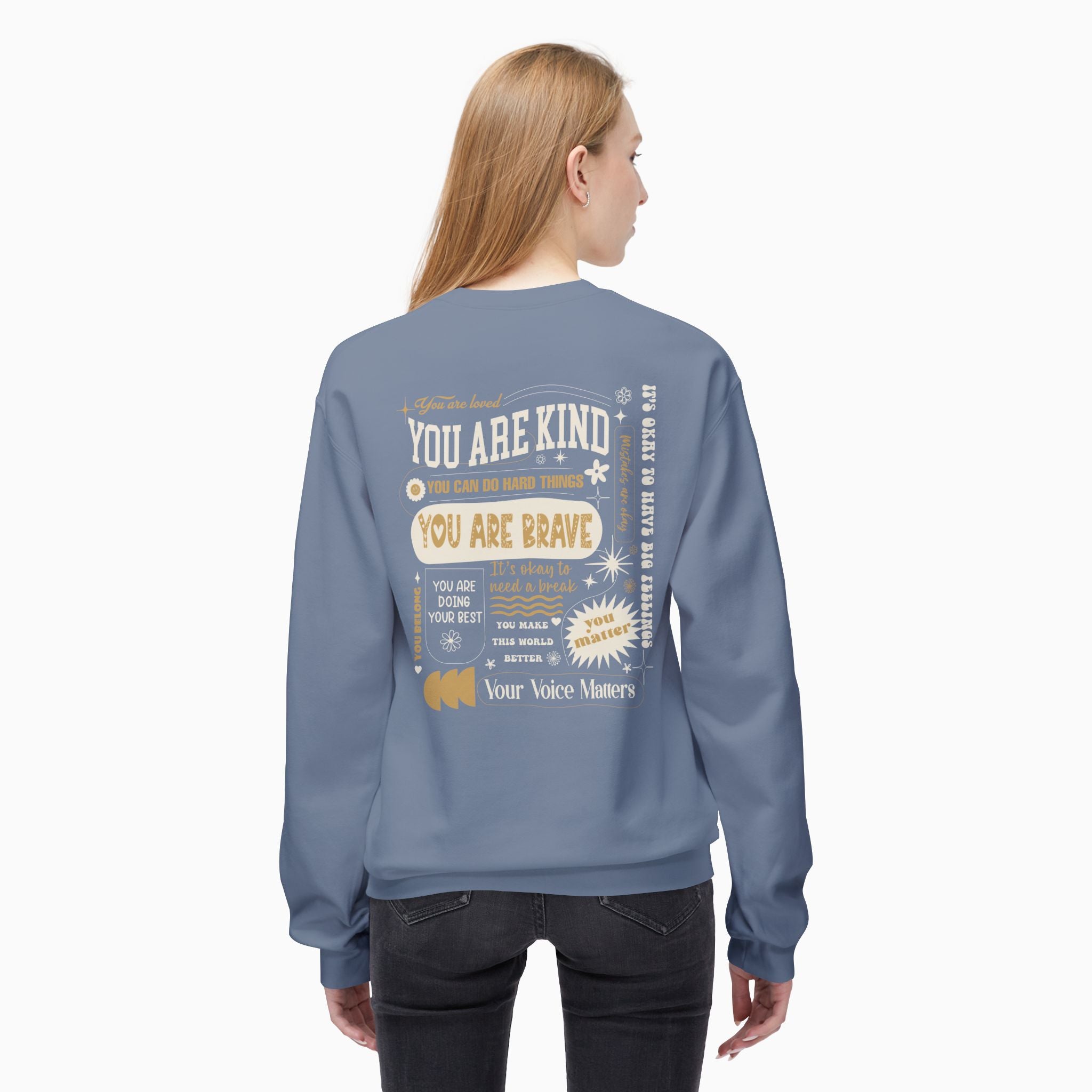 Together We Bloom Tag Free Sweatshirt