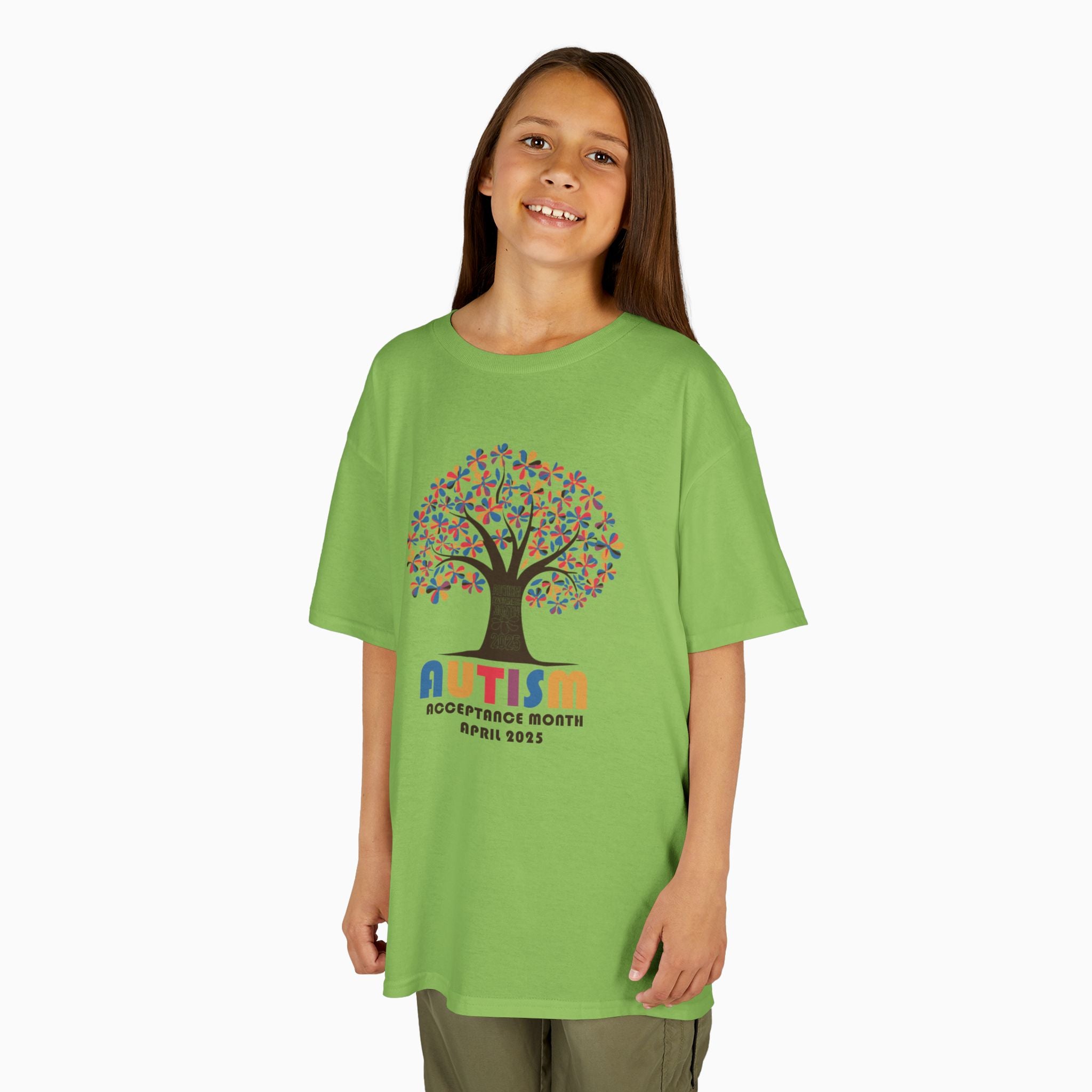 Autism Awareness 2025 - Tree of Acceptance Youth T-Shirt