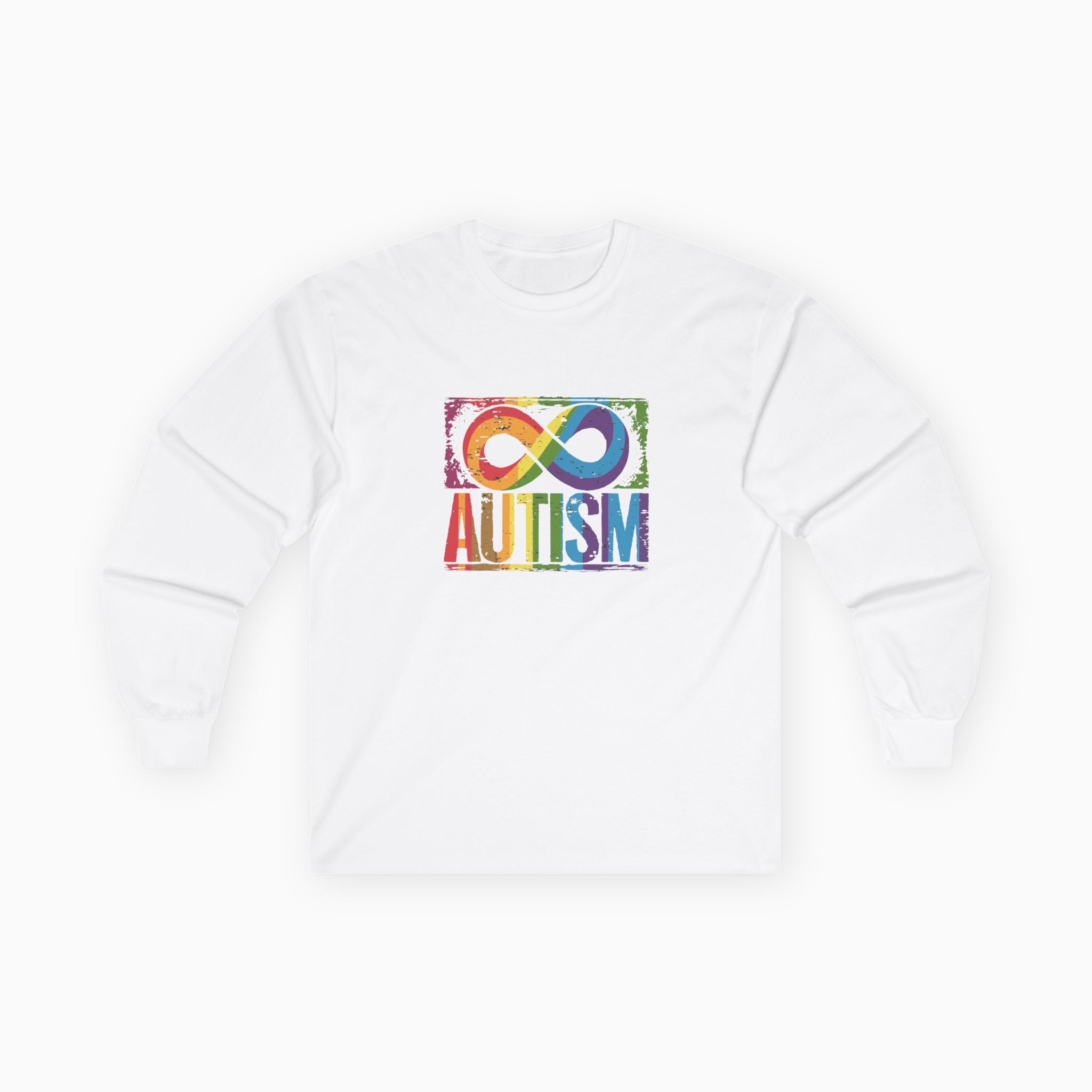 Autism Grunge Infinity Rainbow Long Sleeve T-Shirt