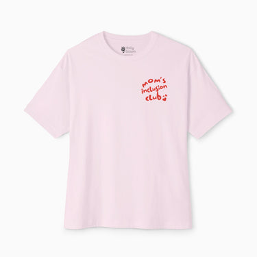 Autism T-Shirt - Mom's Inclusion Club Oversized Boxy Tag Free Tee - Daily Bloom