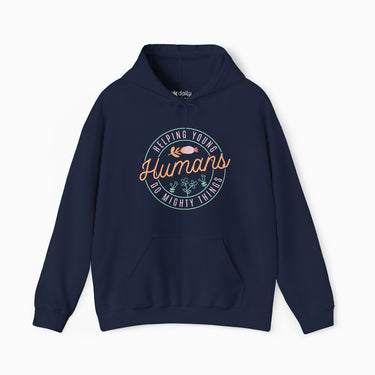 Autism Hoodie - Helping Young Humans Do Mighty Things Hoodie - Daily Bloom