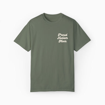 Proud Autism Mom Comfort Colors Tee