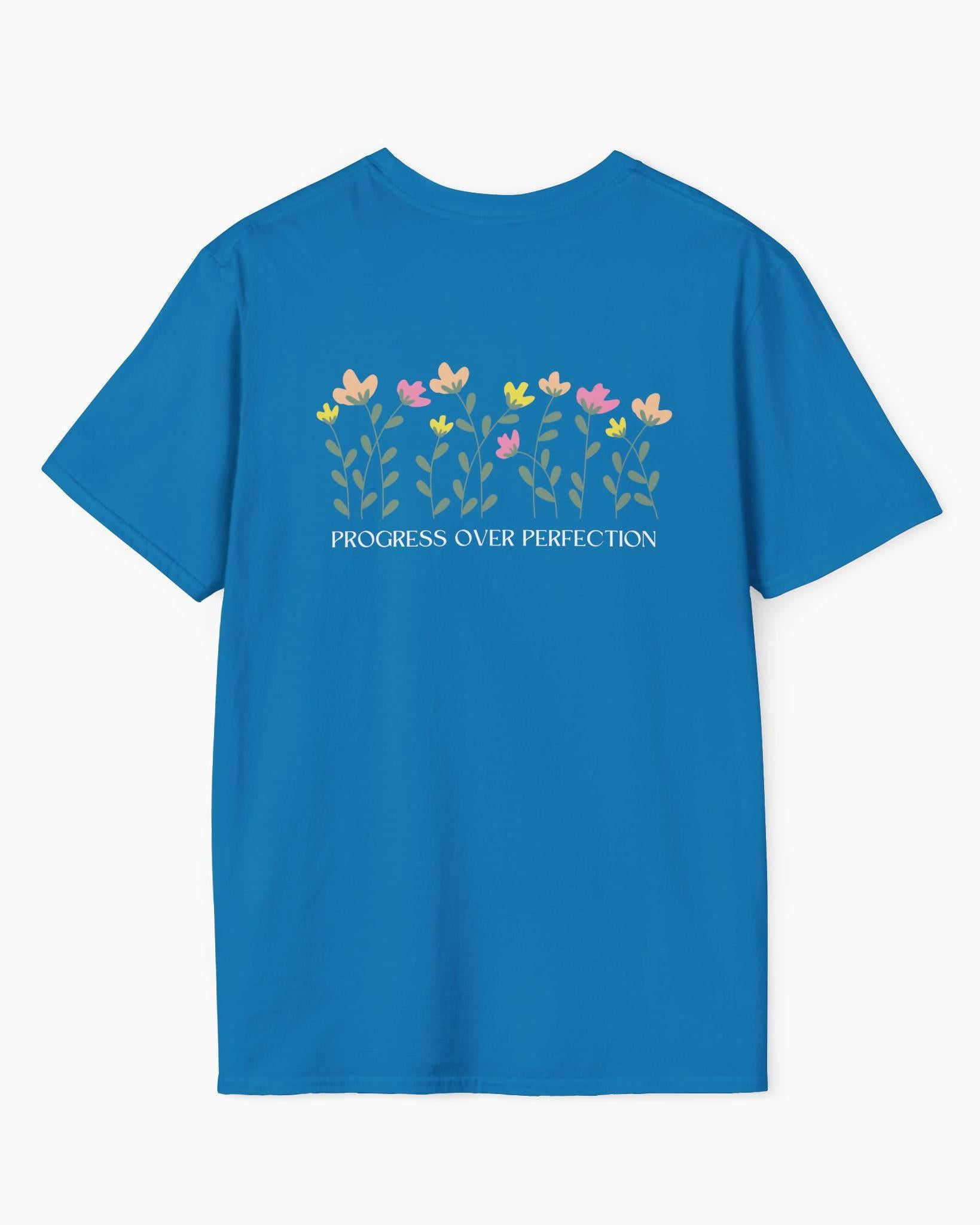 Progress over Perfection Tee w/ Back Print