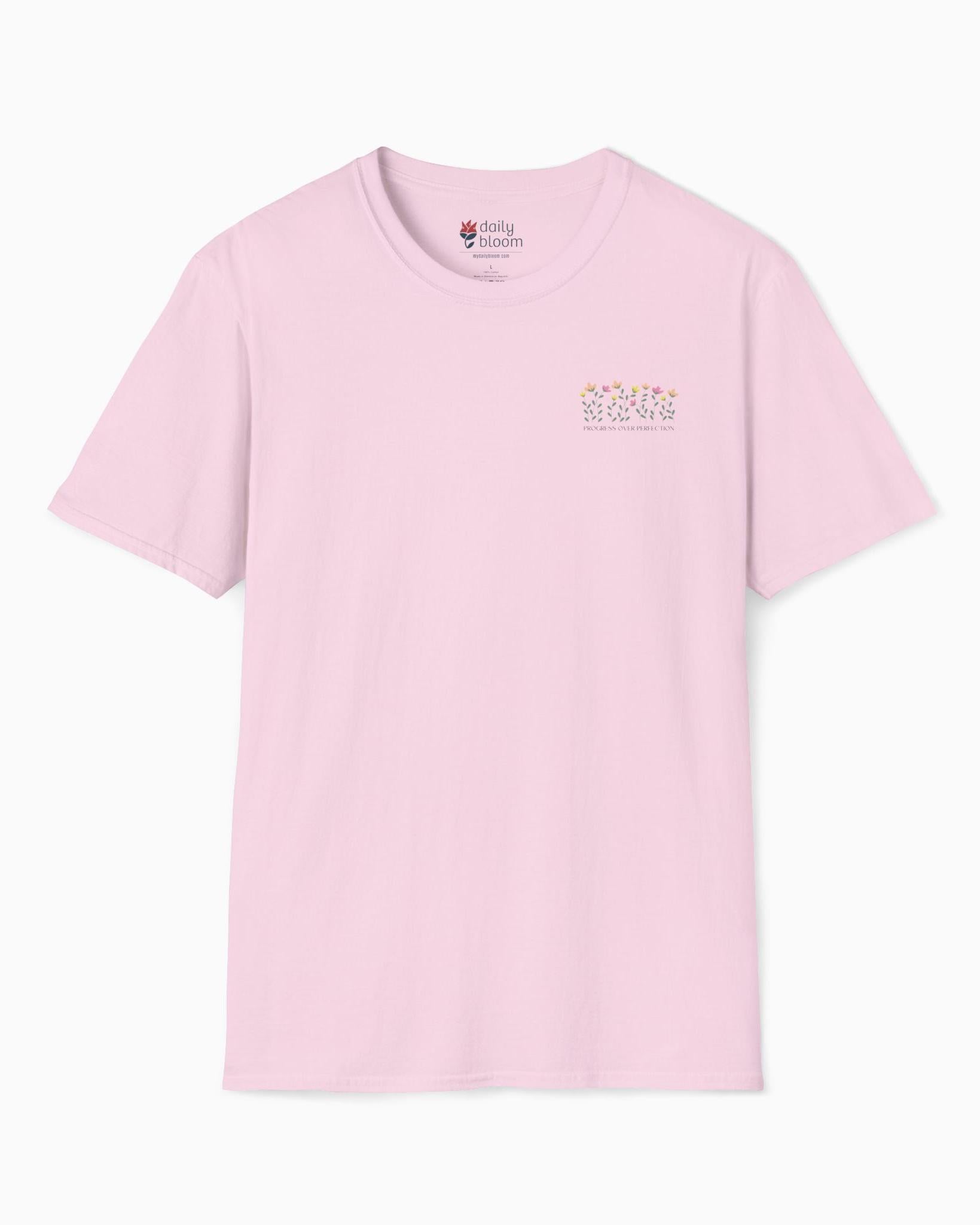 Progress over Perfection Tee w/ Back Print