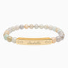 Autism Accessories - Infinitely Loved Gemstone Bracelet with Personalized Name Engraving - Daily Bloom